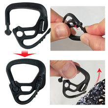Load image into Gallery viewer, 50pcs Greenhouse Shade Net Hook Clips Fasten Plastic Shading System Hanging Hooks Garden Supplies Accessories
