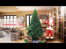 Load and play video in Gallery viewer, New Christmas Tree 5/6/7/8ft Tree with Sturdy Metal leg Xmas Full Pine Spruce
